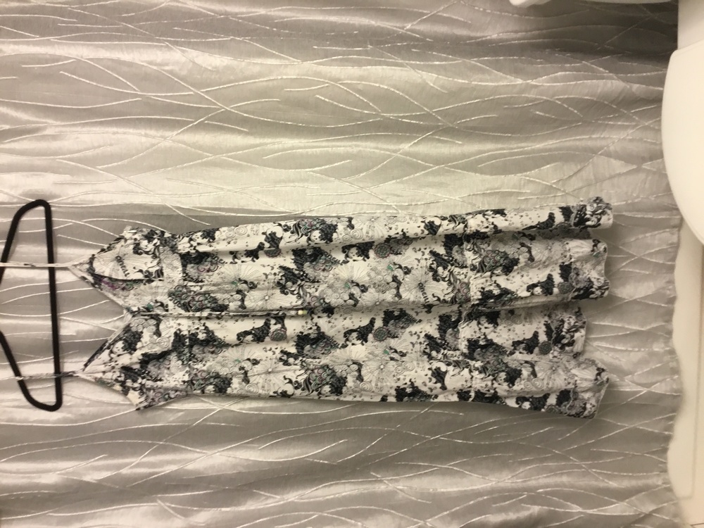 O’Neill Cotton Spaghetti strap tiered maxi summer dress sz L